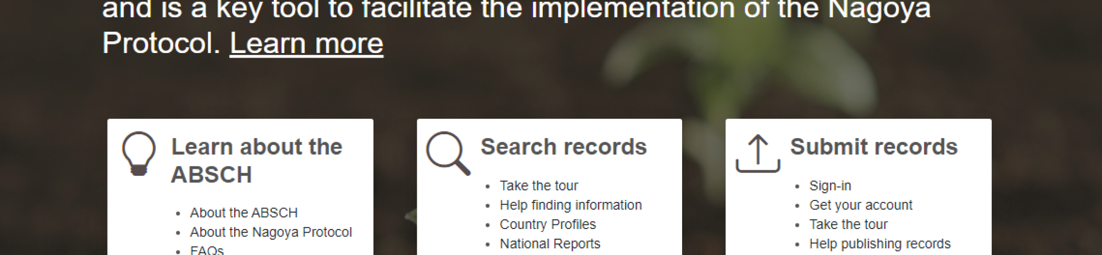 A guide to the ABS Clearing-House