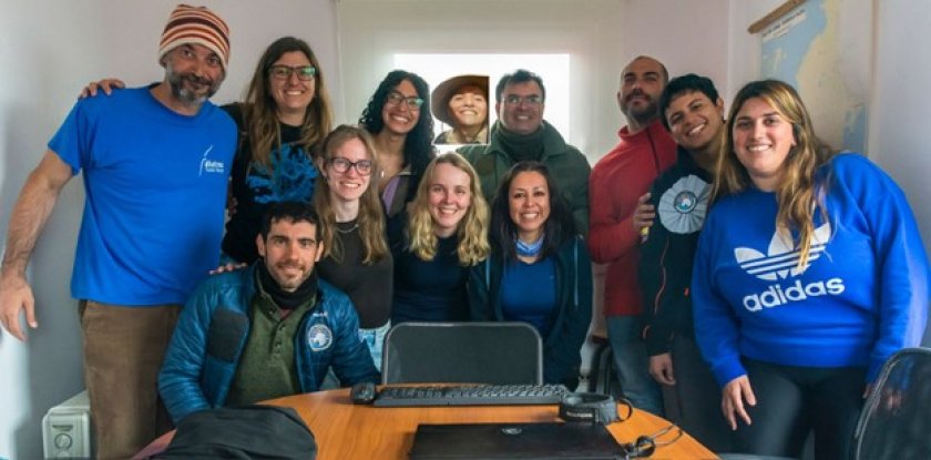 The scientific team hosted by the Artigas station from December 22, 2024 until January 8, 2025